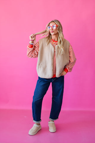 Emma Stripe Sweatshirt