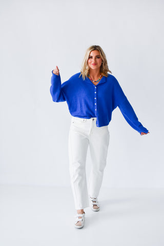 Piper Cardigan - Royal Blue
