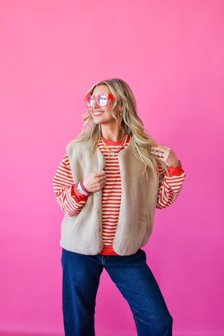 Emma Stripe Sweatshirt