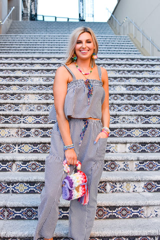 Jenn Gingham Top - RESTOCK