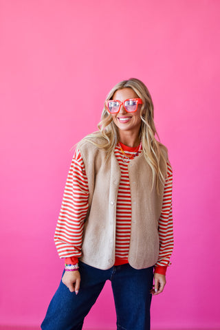 Emma Stripe Sweatshirt