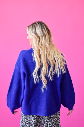 Juniper Cardigan in Royal Blue