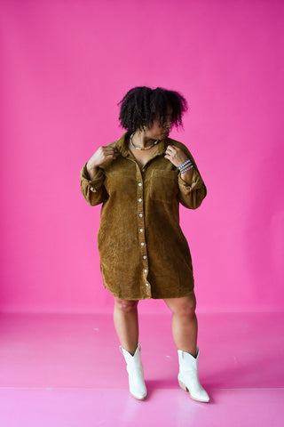 Junie Corduroy Dress