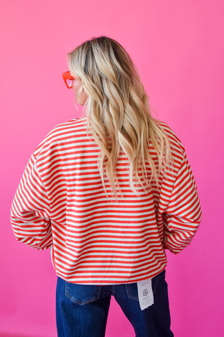 Emma Stripe Sweatshirt