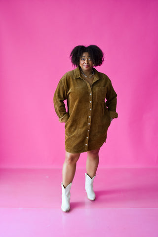 Junie Corduroy Dress