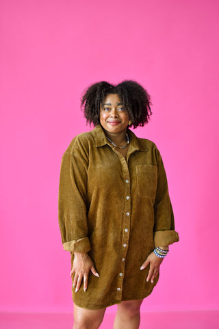 Junie Corduroy Dress