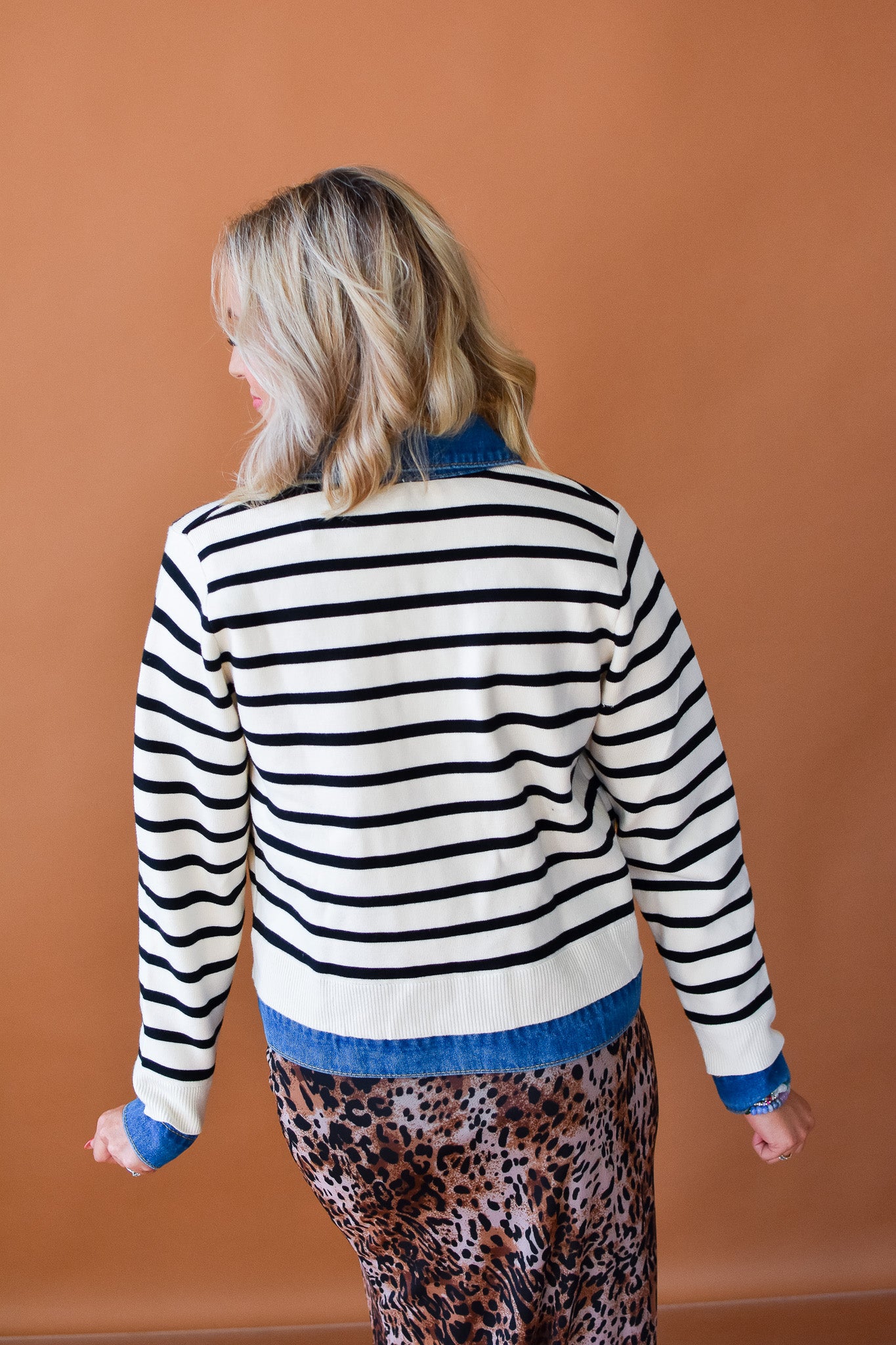 Alisha Striped Cardigan