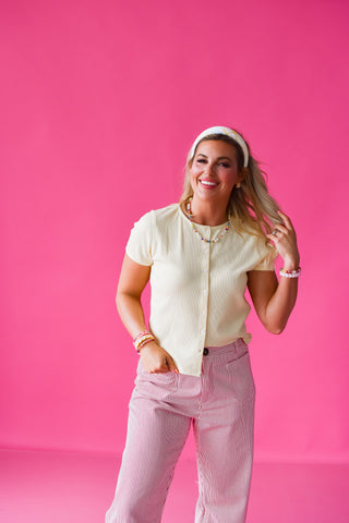 Imogene Button Up Top