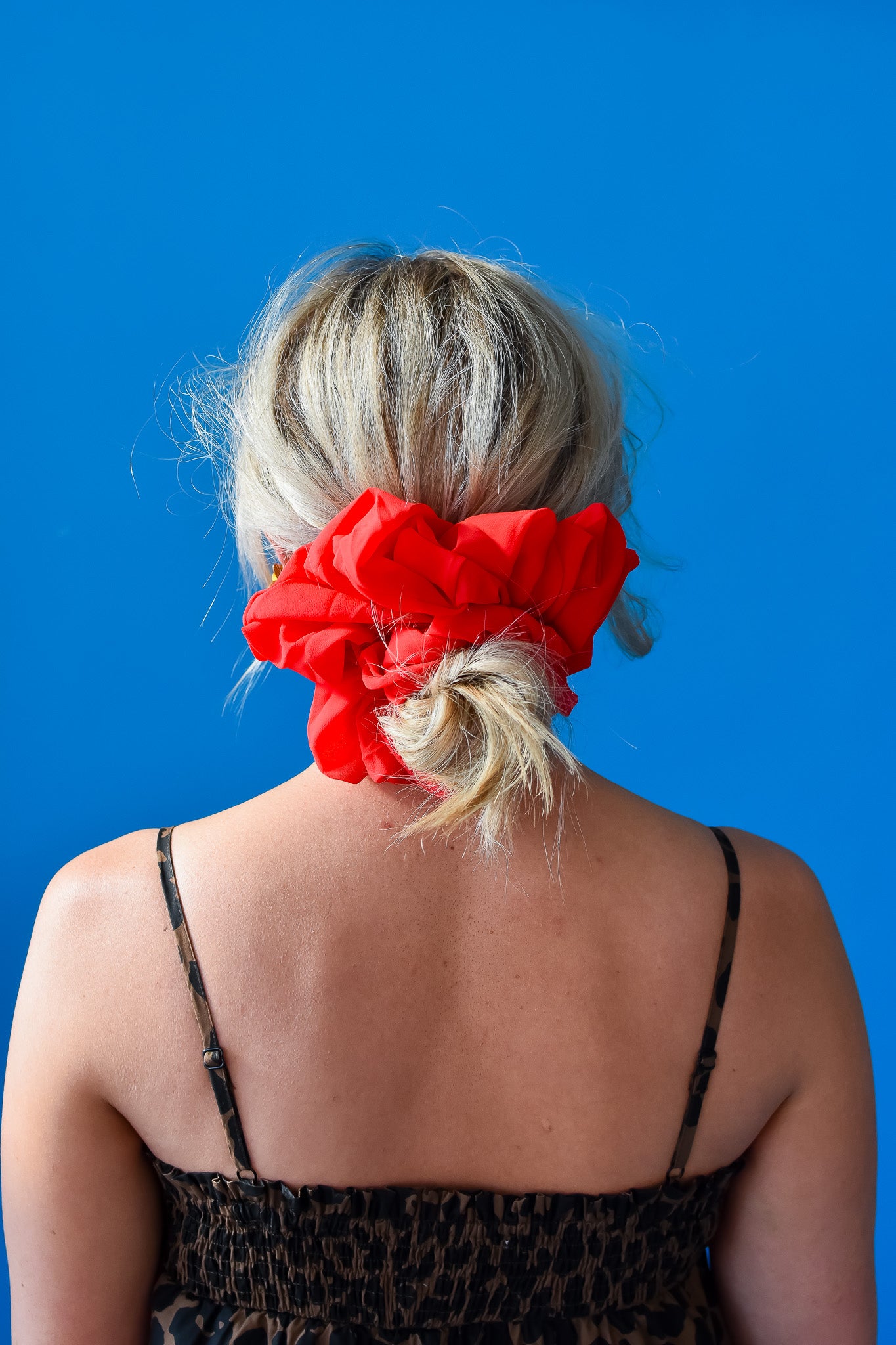 Oversized Scrunchie - Red