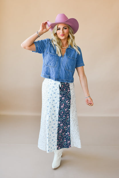 Laura Floral Midi Skirt