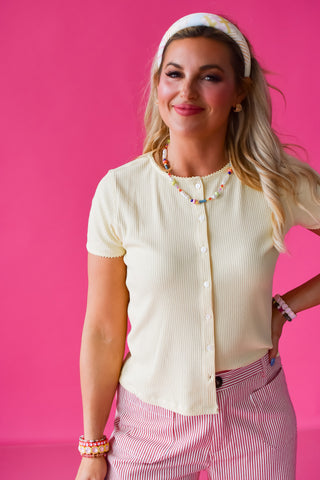 Imogene Button Up Top