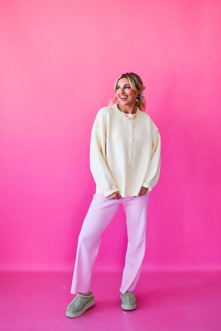 Juniper Cardigan in Butter Yellow