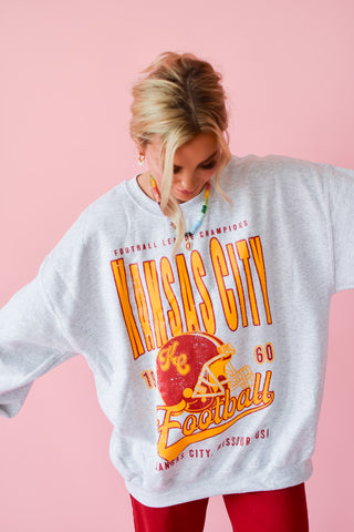 KC Football Crewneck Sweatshirt *RESTOCK*
