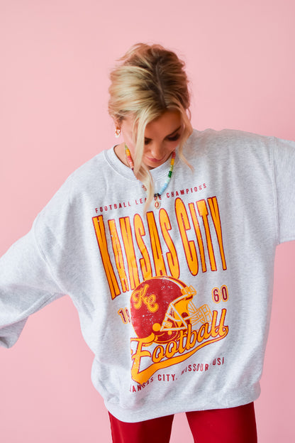 KC Football Crewneck Sweatshirt