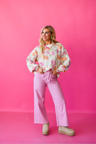 Parker Floral Sweater