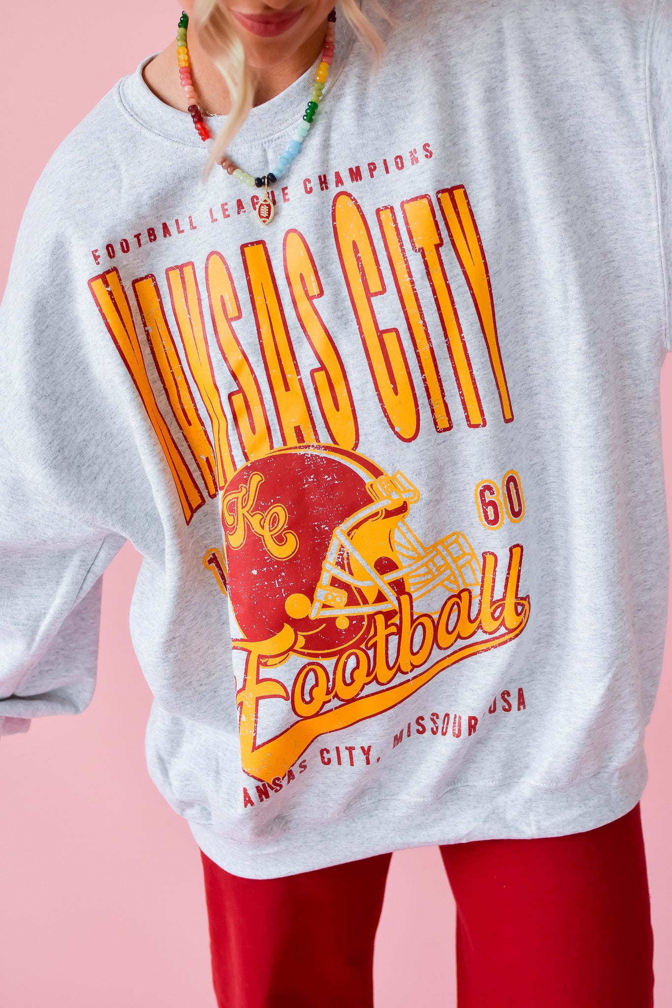 KC Football Crewneck Sweatshirt