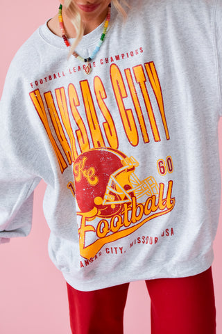 KC Football Crewneck Sweatshirt *RESTOCK*