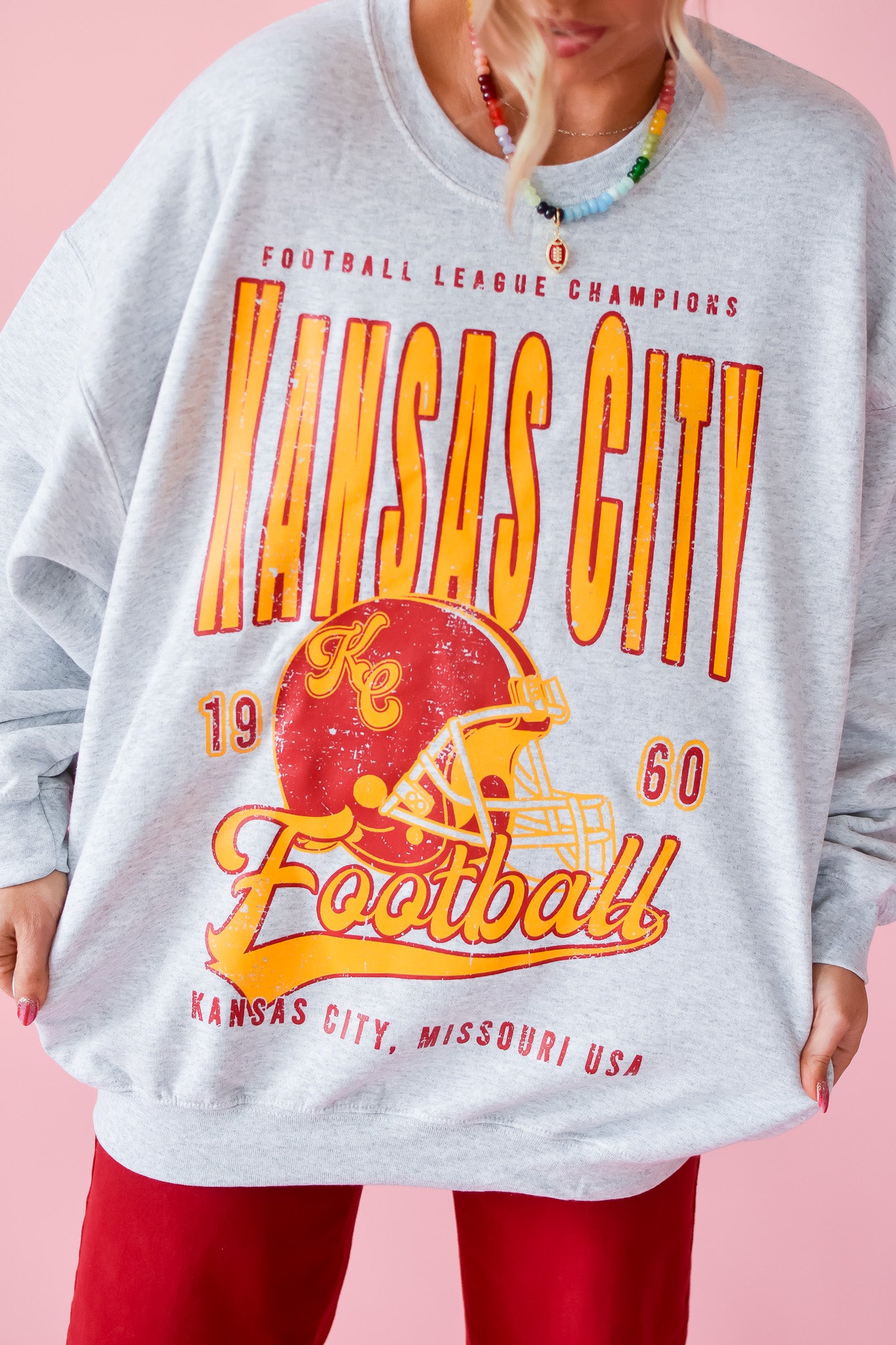 KC Football Crewneck Sweatshirt