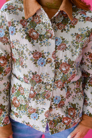 Izzy Floral Barn Jacket