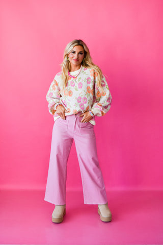 Parker Floral Sweater