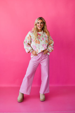 Parker Floral Sweater