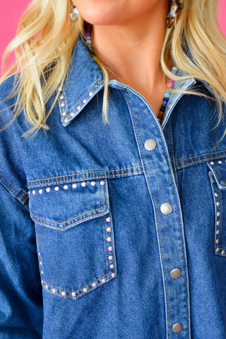 Wilson Stud Denim Shirt