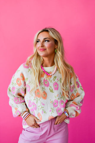 Parker Floral Sweater