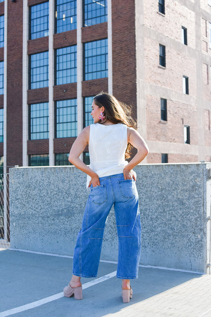 Paula Eyelet Vest