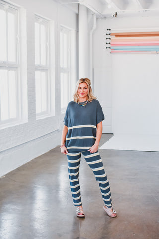 Leena Striped Set