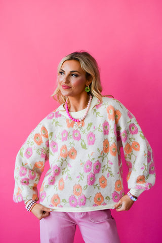Parker Floral Sweater