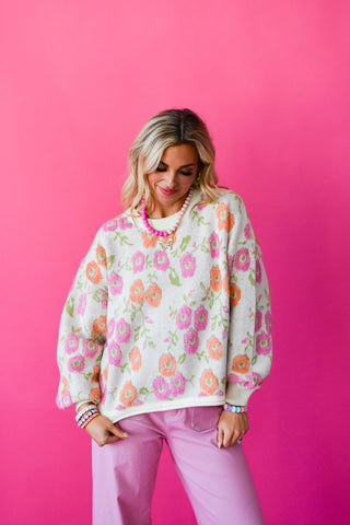 Parker Floral Sweater