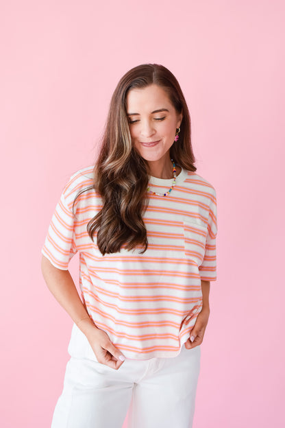 Lina Striped Tee