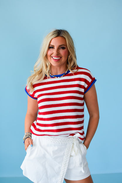 Carter Stripe Knit Sweater