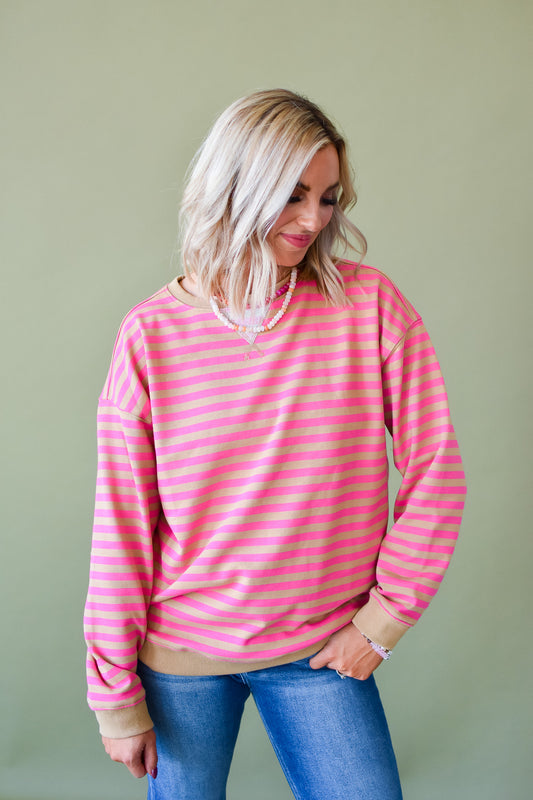 Kya Striped Sweatshirt