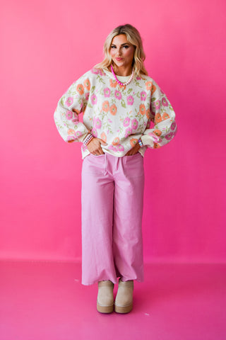Parker Floral Sweater
