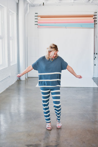 Leena Striped Set