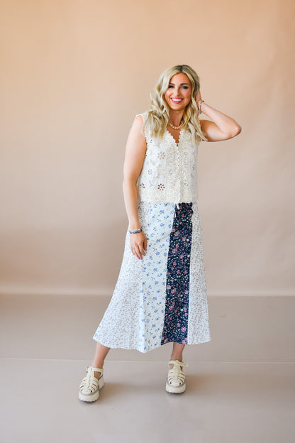Laura Floral Midi Skirt