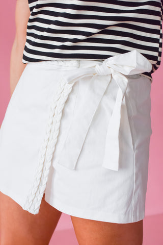 Shauna Skort in Off White