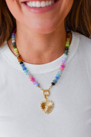 Shades of Fun Beaded Necklace - RESTOCK