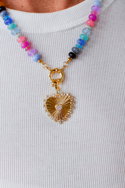 Mama Heart Gold Charm