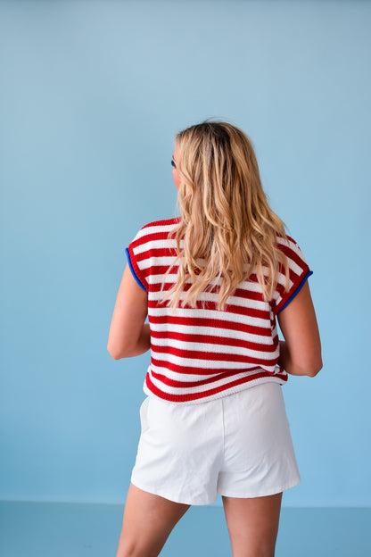 Carter Stripe Knit Sweater