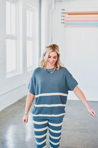 Leena Striped Set