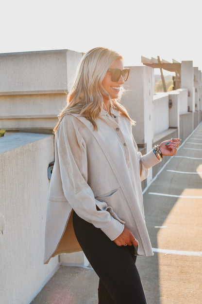 Stone Oversized Pullover