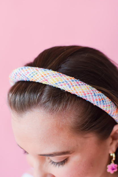 Tai Headband - Rainbow Tweed