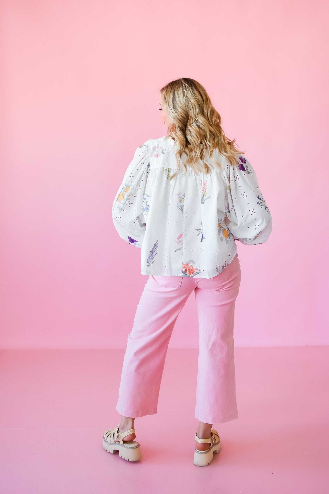 Jaclyn Pearl Pants in Pink