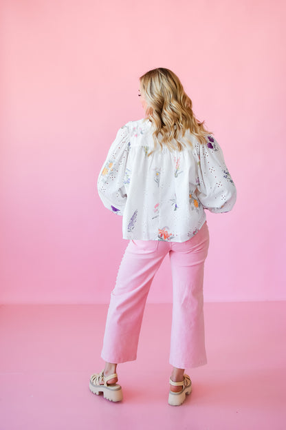 Jaclyn Pearl Pants in Pink