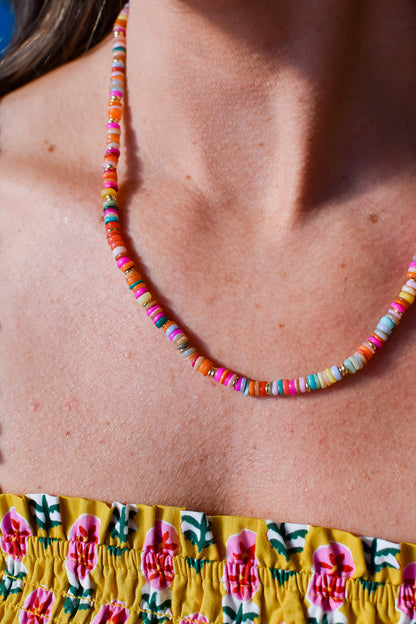 Rainbow Necklace Luxe - Rainbow Bright