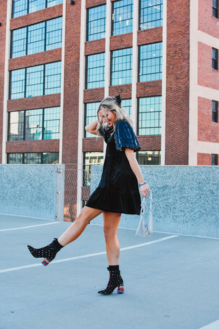 Jolie Velvet Sparkly Dress