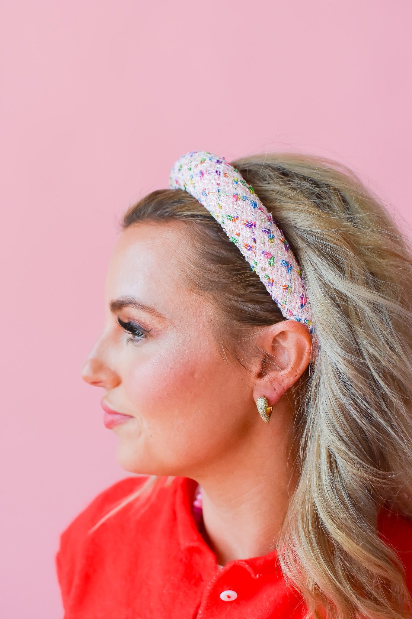 Lexi Headband - Rainbow Tweed