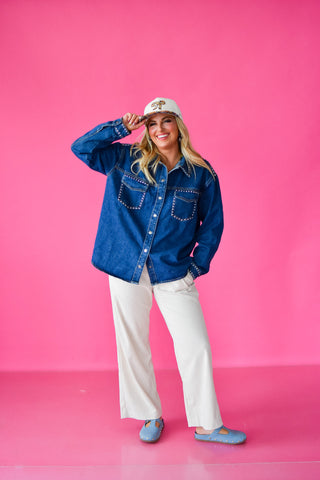 Wilson Stud Denim Shirt
